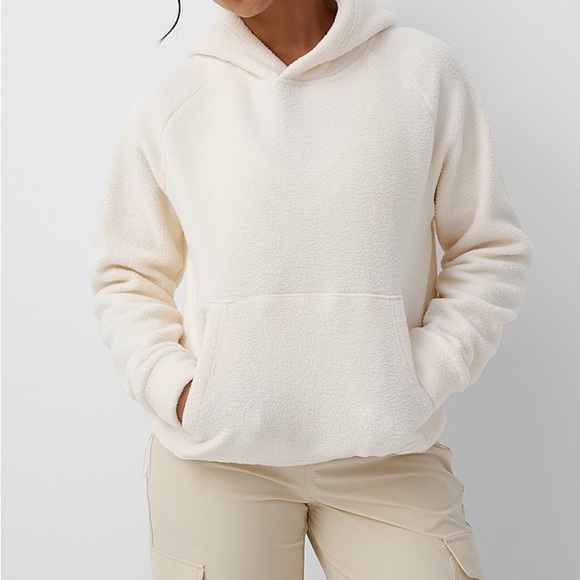 Simons Soft Sherpa Hoodie (NWT) - Ivory - Picture 1 of 7